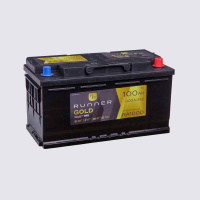 100Ah R+ Runner 12V 870 А, корпус: L5, крепление: B09, клеммы: конуc