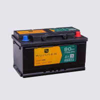 80Ah R+ Runner 12V 770 А, корпус: LB4, крепление: B13, клеммы: конуc
