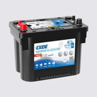 50Ah L+ Exide Marine&Leasure Start AGM 12V 800 А (ДШВ: 260*173*206мм), корпус: G34, клеммы: конус+га