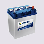 40Ah R+ Varta Blue Dynamic 12V 330 А, корпус: Asia(б/б), крепление: , клеммы: тонкий конус
