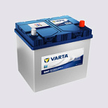 60Ah R+ Varta Blue Dynamic 12V 540 А, корпус: Asia(б/б), крепление: , клеммы: конуc