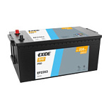 235Ah L+ Exide HDX Power PRO 12V 1 300 А (ДШВ: 513*279*240мм), корпус: Euro, клеммы: конуc