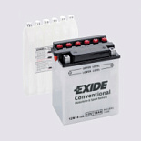 14Ah R+ Exide Motorbike&Sport Conventional 12V 130 А (ДШВ: 134*89*166мм), корпус: Euro, клеммы: под 