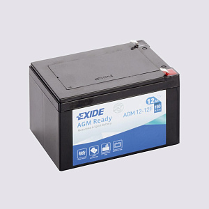 Аккумулятор для ИБП 12Ah  прямая EXIDE TECHNOLOGIES 

AGM 12V 1 А