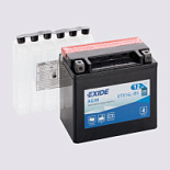 12Ah R+ Exide Motorbike&Sport AGM 12V 200 А (ДШВ: 150*87*145мм), корпус: Euro, клеммы: под болт