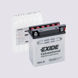 5Ah R+ Exide Motorbike&Sport Conventional 12V 65 А (ДШВ: 120*60*130мм), корпус: Euro, клеммы: под бо