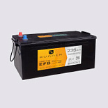 235Ah L+ Runner EFB 12V 1 300 А, корпус: Euro, крепление: , клеммы: конуc