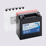 14Ah L+ Exide Motorbike&Sport AGM 12V 215 А (ДШВ: 150*87*161мм), корпус: Euro, клеммы: под болт