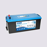 180Ah L+ Exide Marine&Leasure Dual AGM  12V 900 А, корпус: Euro, крепление: , клеммы: конуc
