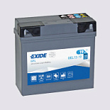 19Ah R+ Exide Motorbike&Sport GEL 12V 170 А (ДШВ: 185*90*170мм), корпус: Euro, клеммы: под болт