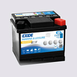 40Ah R+ Exide Marine&Leasure Equipment GEL 12V  А (ДШВ: 210*175*175мм), корпус: Euro, клеммы: конуc