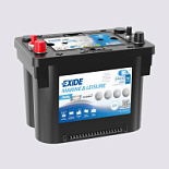 50Ah L+ Exide Marine&Leasure Dual AGM  12V 750 А (ДШВ: 260*173*206мм), корпус: Asia, клеммы: конус+г